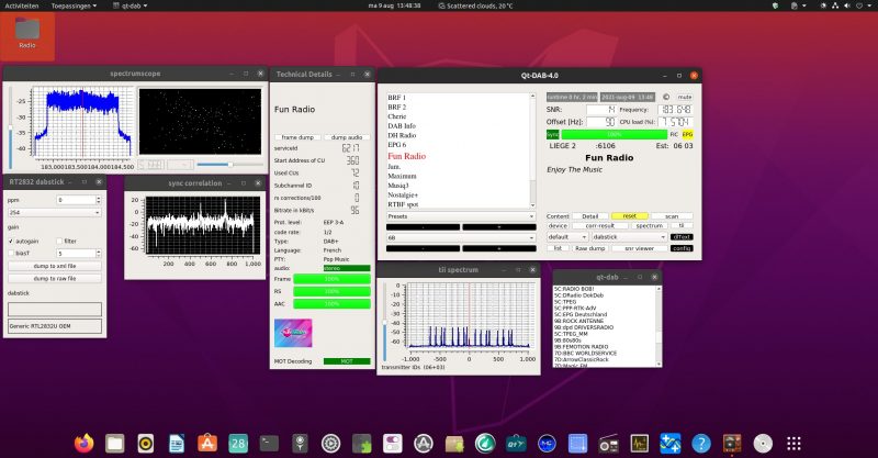 Ubuntu and QT-DAB