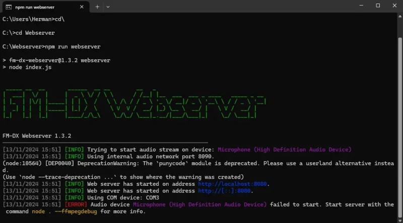 FM-DX Webserver