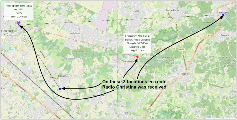 Detail of the travelling car log