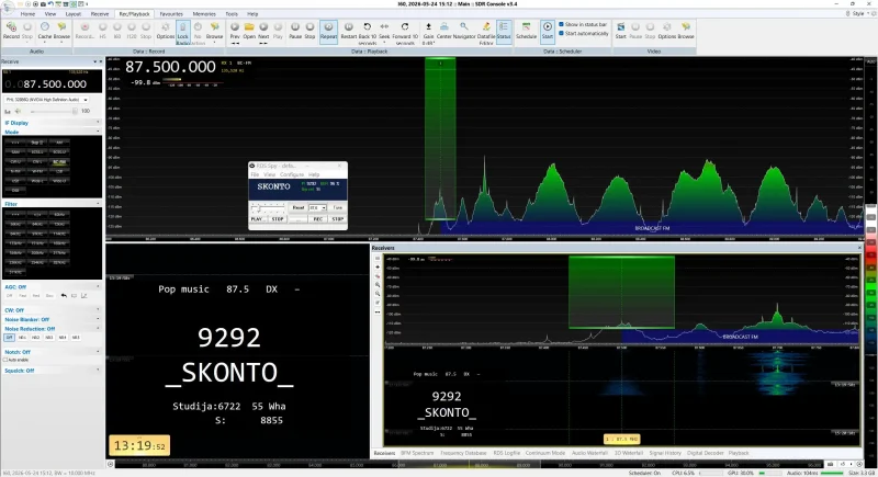 LVA Radio Skonto, Andumi LVA Radio Skonto, Andumi