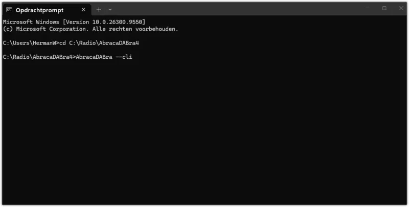 Open a CLI UI